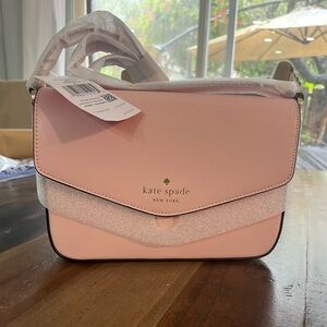 Kate Spade Pink Sadie Saffiano Leather Handbag. NWT